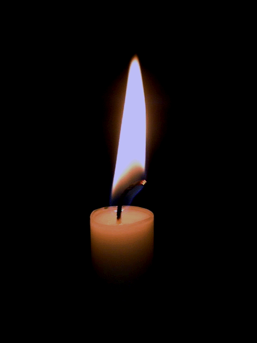 burning candle animated gif pic